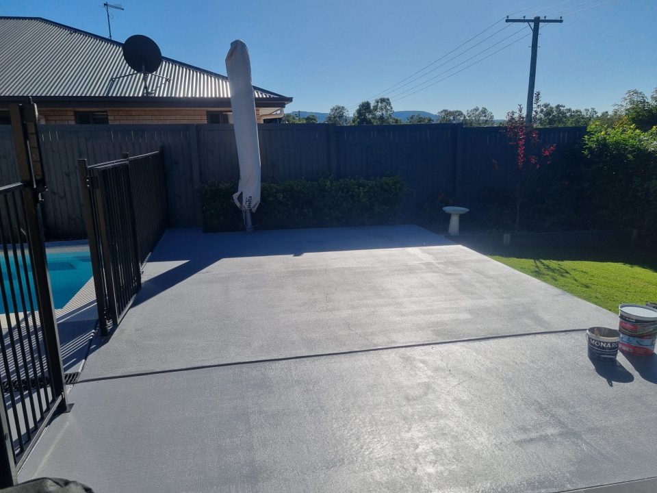 Poolside tiling and painting Forest Hill Lockyer Painting Services